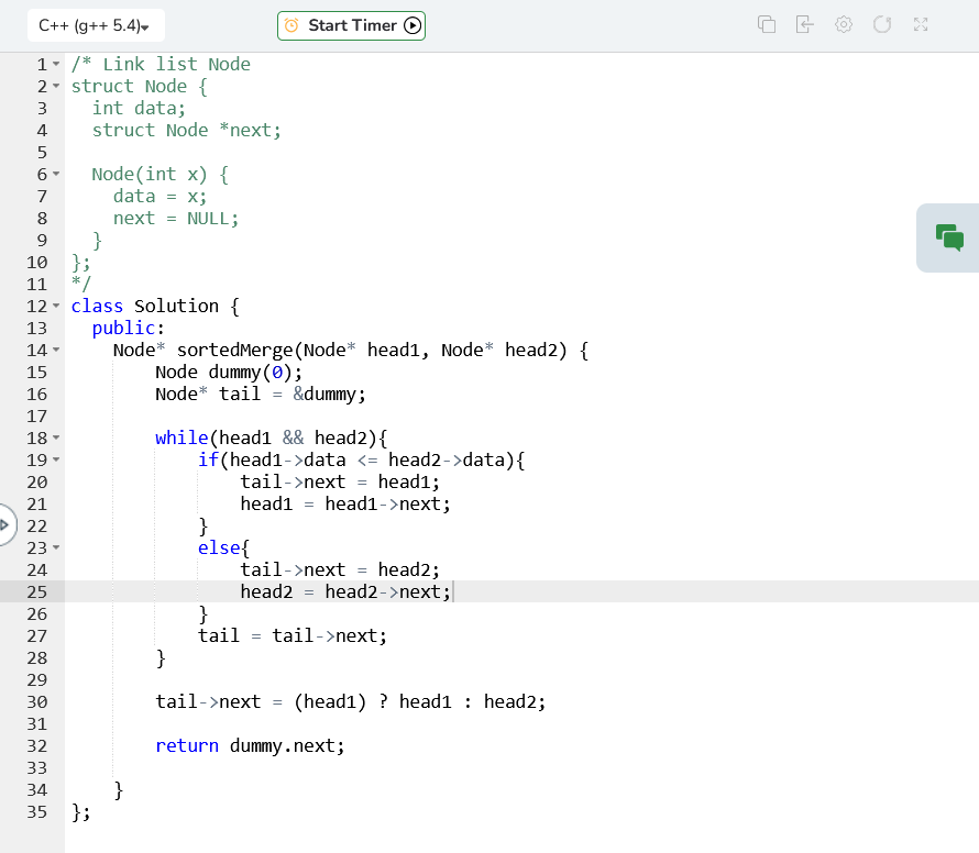 KrakenNakul's tweet photo. Day 67 of #gfg160 #geekstreak2025:
Merged paths! 🧵➕🧵 Combined two sorted linked lists into one smooth ride—no bumps, just order! 🛣️💡
#LinkedList #MergeMagic #TwoPointers #DSA #GeekStreak2025 https://t.co/N3himRuG5o