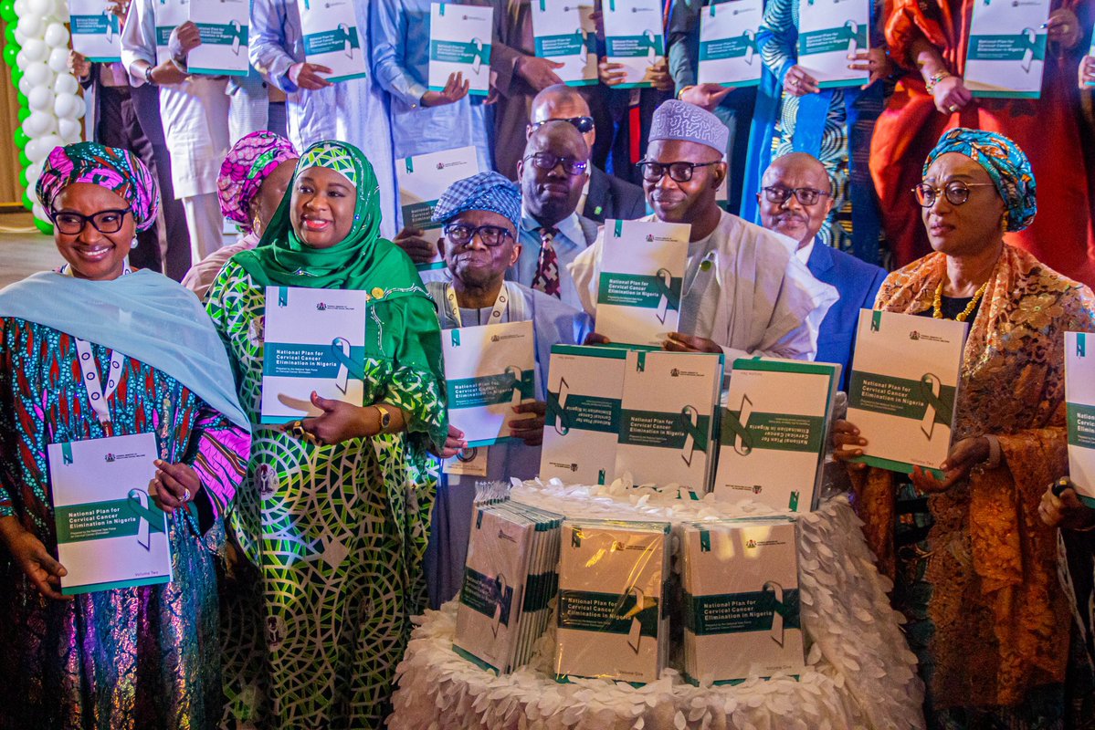 Zainab Shinkafi-Bagudu (@drzsb) on Twitter photo Yesterday marked a major milestone in our collective commitment to eliminate cervical cancer in Nigeria.
As Vice Chair of the <a href="/NTF_CCE/">National Task Force on Cervical Cancer Elimination</a> and Chair of the Organising Committee, I delivered the welcome address at the official launch of the Partnership to Eliminate Cervical Cancer Yesterday marked a major milestone in our collective commitment to eliminate cervical cancer in Nigeria.
As Vice Chair of the <a href="/NTF_CCE/">National Task Force on Cervical Cancer Elimination</a> and Chair of the Organising Committee, I delivered the welcome address at the official launch of the Partnership to Eliminate Cervical Cancer