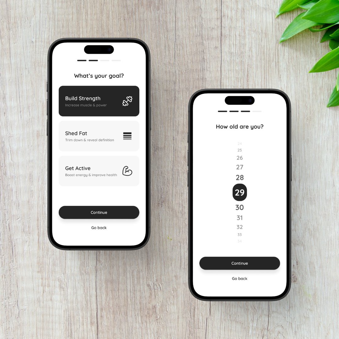 mouthytech's tweet image. Time to level up your fitness game! 💪
Here's a sneak peek at my Mobile Onboarding UI design for a fitness app ✨
#uiux #mobiledesign #uidesigntrends #uidesigner #productdesign #fitnessmotivation #wellness