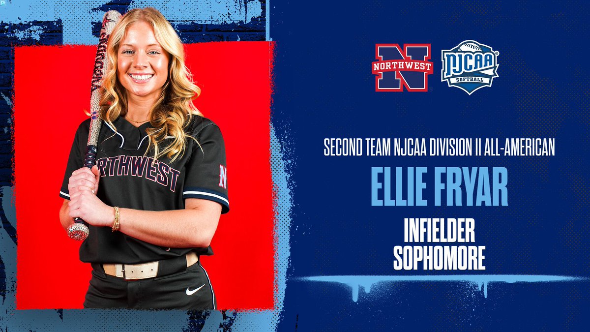 Northwest Rangers (@nwcc_rangers) on Twitter photo Another one 🇺🇸
Congratulations to Ellie Fryar on earning <a href="/NJCAASoftball/">NJCAA Softball</a> Second Team All-American accolades! 👏
#ALLN Another one 🇺🇸
Congratulations to Ellie Fryar on earning <a href="/NJCAASoftball/">NJCAA Softball</a> Second Team All-American accolades! 👏
#ALLN