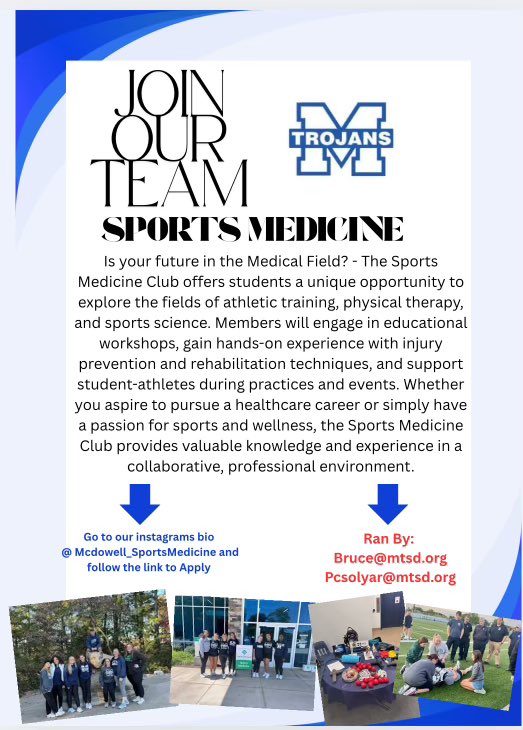 McDowell Athletic Training tweet media