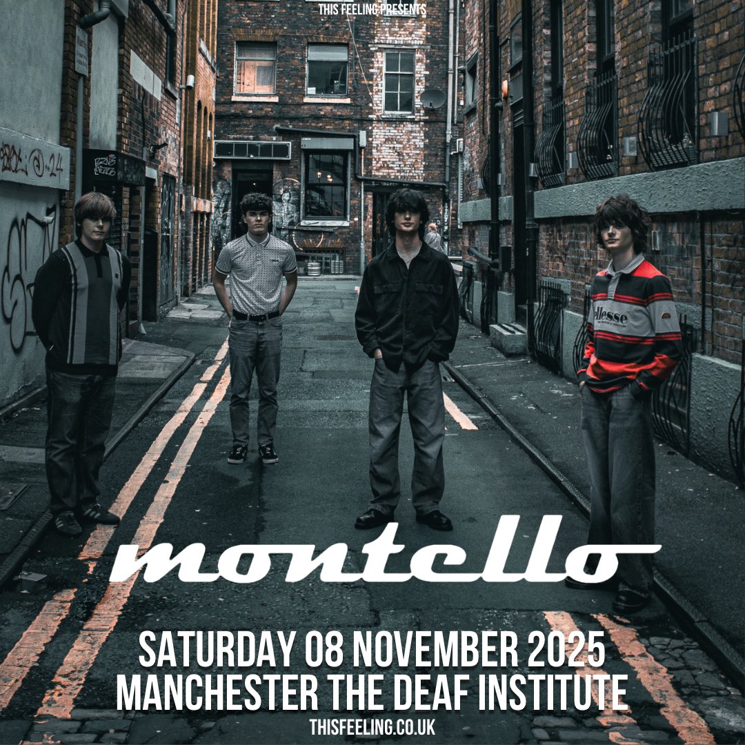 Montello (@montello_band) on Twitter photo We hit <a href="/DeafInstitute/">The Deaf Institute</a> on 8th November! Let’s make this our second headline gig sellout in Manchester!
Tickets on sale Friday 10AM!
•
•
•
•
#gig #manchester #band #indiemusic We hit <a href="/DeafInstitute/">The Deaf Institute</a> on 8th November! Let’s make this our second headline gig sellout in Manchester!
Tickets on sale Friday 10AM!
•
•
•
•
#gig #manchester #band #indiemusic