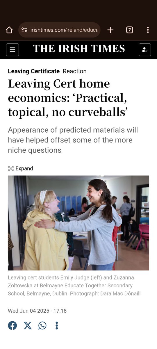 Delighted to have <a href="/IrishTimes/">The Irish Times</a> with us today to celebrate our 1st leaving cert in the school with these amazing students