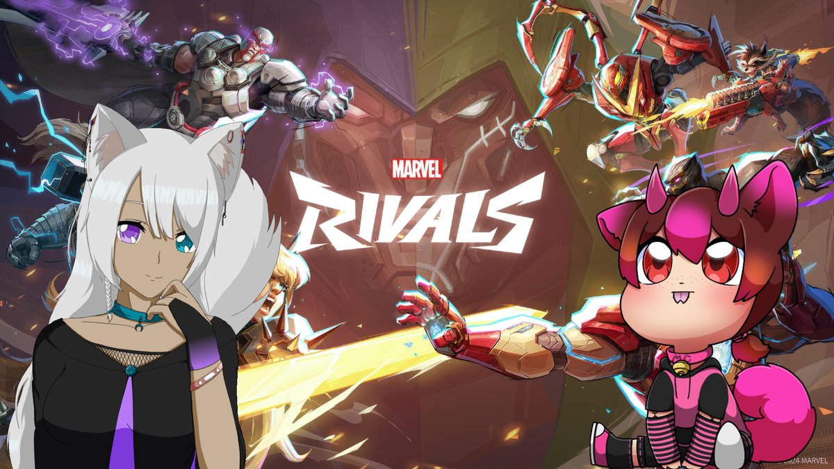 Going Live Now!! Playing Marvel Rivals with the cute puppers <a href="/VT_ObsidianOni/">🦴obsidian oni 🦴 ~hellhound/oni~</a>! Come hang out for a spell!  

🔗in bio!