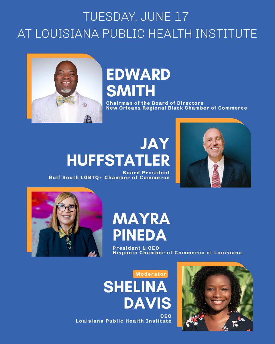 🤝 Build Your Skills: Equity Exchange

🖊️ Pre-registration required: neworleanschamber.org/events/details… 

Let’s grow stronger, together.

#BuildYourSkillsNOLA #EquityExchange  #NOLABusiness