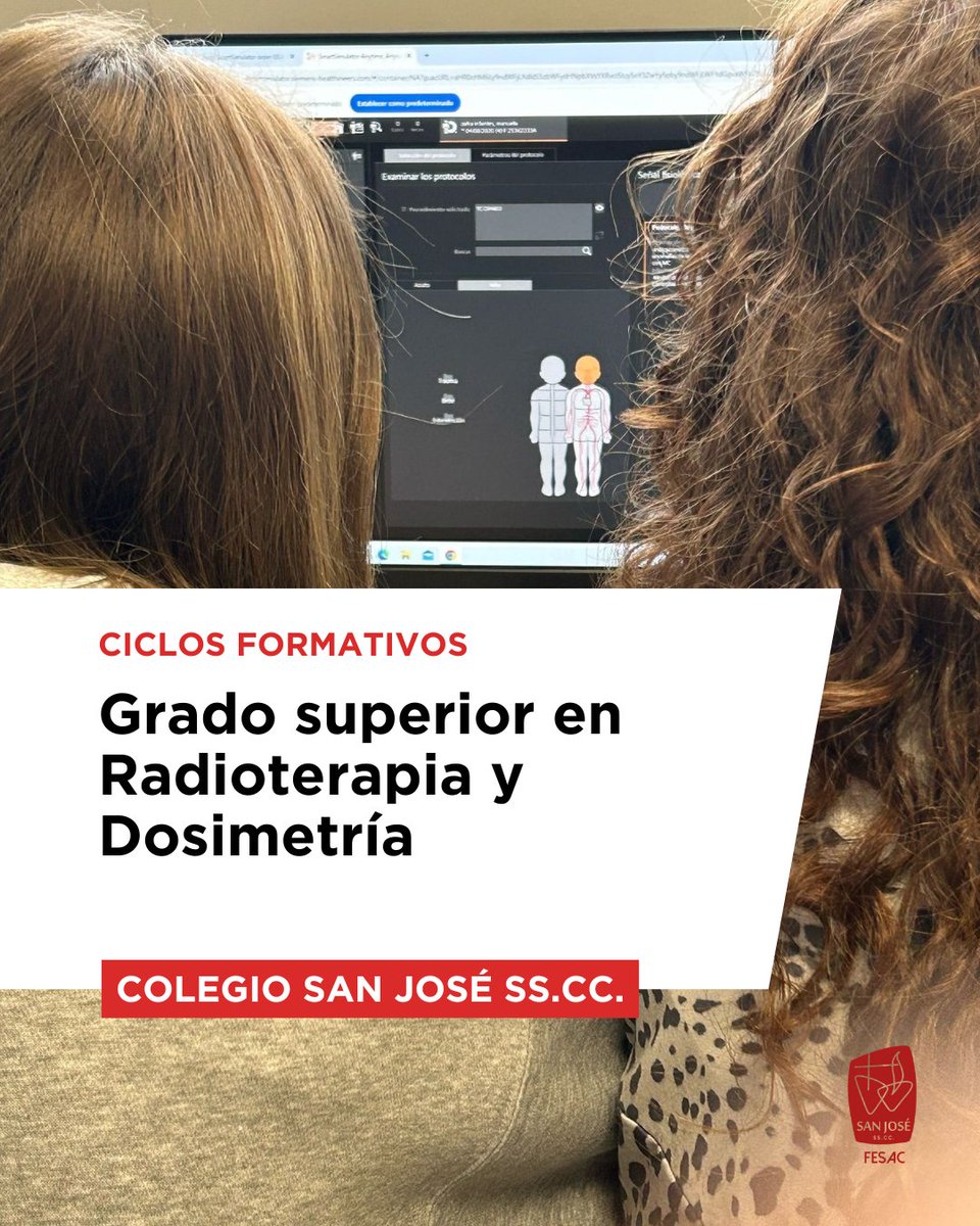 🎯 ¿Radioterapia y Dosimetría?
Sí, en FESAC puedes formarte para trabajar con tecnologías esenciales en el tratamiento oncológico.
✅ Formación profesional
✅ Alto impacto social
#Sanidad #FPconFuturo #FESAC