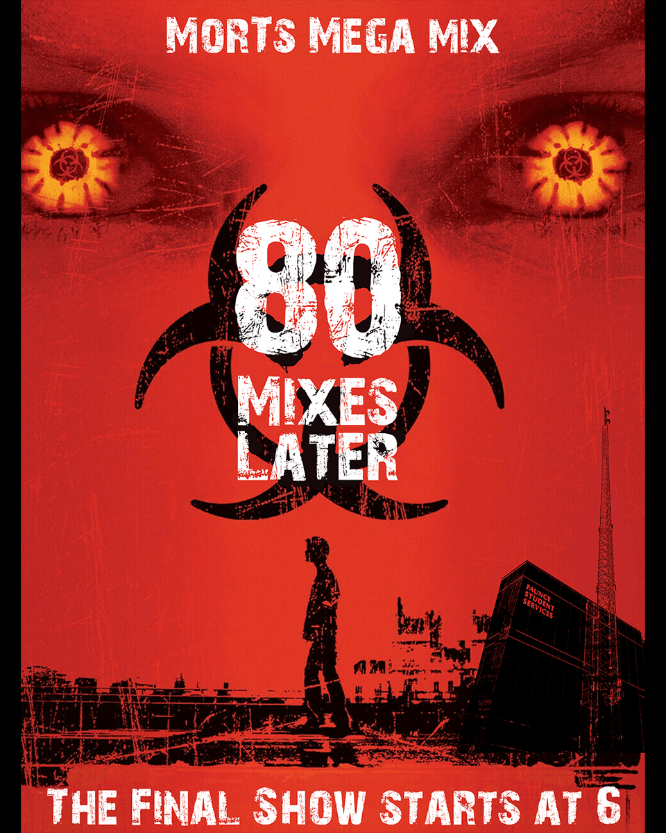 The last Mort's Mega Mix is here. Tune in at 6 pm for the 80th &amp; final show! Thank you to everyone who has tuned in at any point over the last 3 years. This one is for y'all! 💽📻