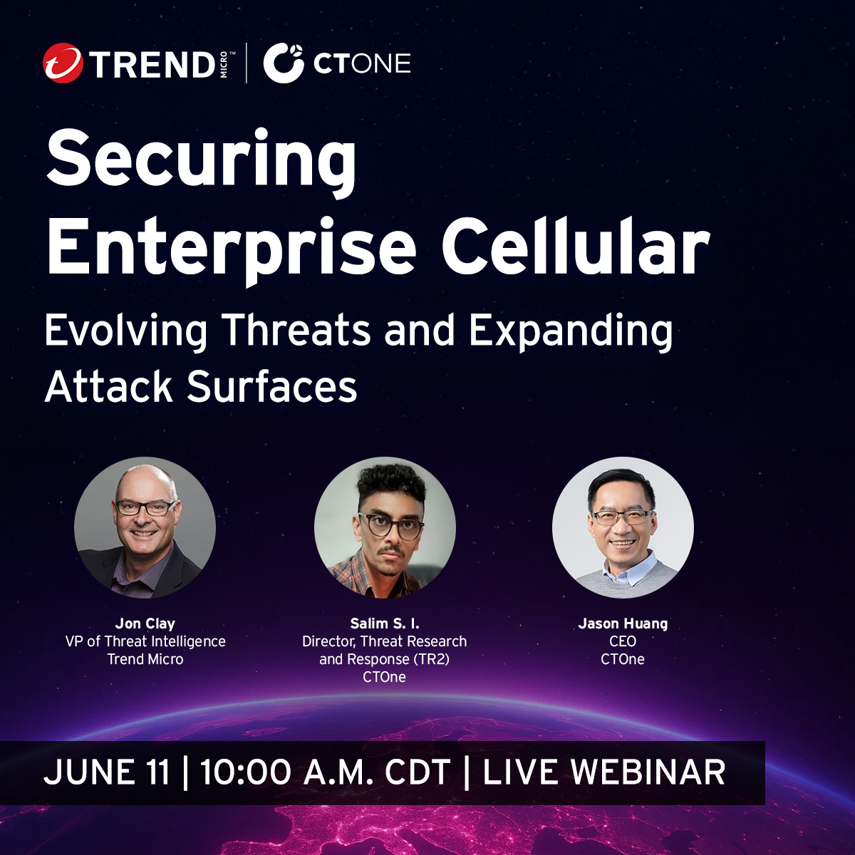 trendaisecurity's tweet photo. Join our communication technology (CT) security experts as they spotlight the latest threats and challenges—and reveal powerful, practical solutions. Proactive CT security starts here. 

Register now: https://t.co/KI2qHuq0jk

#SecuringEnterpriseCellular #CTOne https://t.co/y3RM8kG8En
