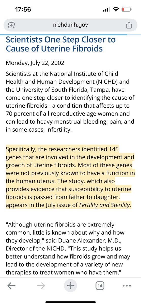 Also while we are discussing the prevalence of fibroids in black women, we need to understand that the fathers genes contribute to a girl child developing this condition. Infact, it is passed from fathers to their daughters.