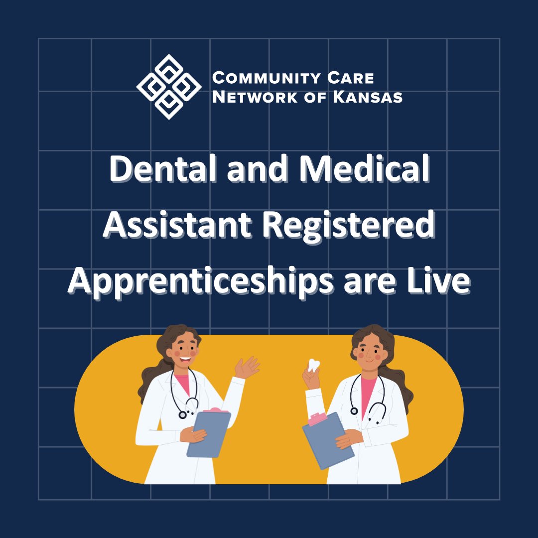 We are thrilled to announce the launch of our Registered Apprenticeship Program for Dental and Medical Assistants, exclusively for new and existing employees of Community Care Member Clinics.

Learn more at the link in bio.