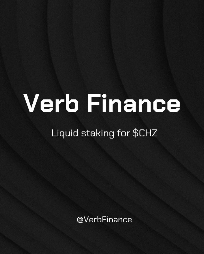 Capital efficiency is key in DeFi.
Verb Finance aims to boost this for $CHZ users through liquid staking.
Stake, earn, and remain liquid. Smart.