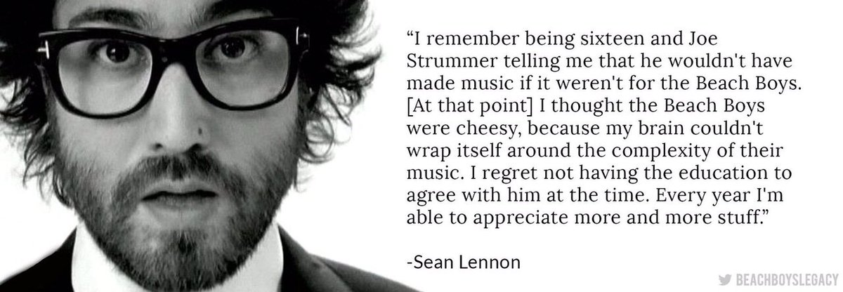 "My brain couldn't wrap itself around the complexity of their music" <a href="/seanonolennon/">Seán Ono Lennon</a>