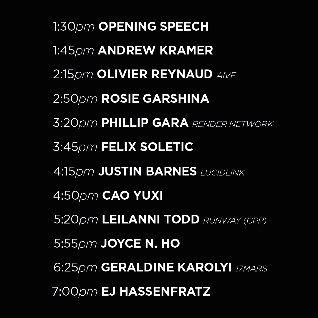 Mo_Plus_Design's tweet image. Only two weeks to go until Motion Plus Design!
Discover the program!
Book your ticket now on motionpnewyork.com!
#motiondesign #motiongraphics #motiondesigners #motion #graphicdesign #graphisme #motionart #motiondesignartist #3D #motionvideo #motiondesigncommunity