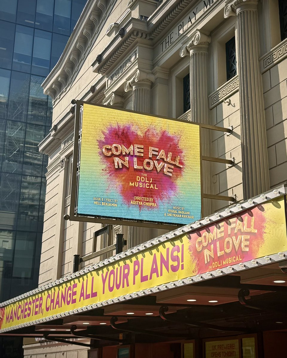 It’s Opening Night! 💖
 
Years of planning and months of rehearsals have all been leading up to tonight! Manchester, #ComeFallinLove with #TheDDLJMusical!