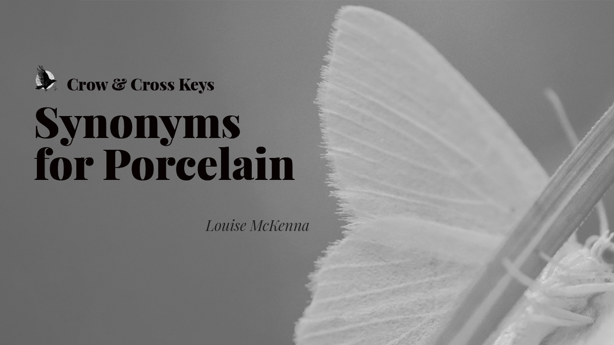 You know we love words, the way they change depending on who says them. The way each one holds worlds in their kerning. Here, have some...

"Synonyms for Porcelain" by Louise McKenna

crowcrosskeys.com/2025/06/04/syn…