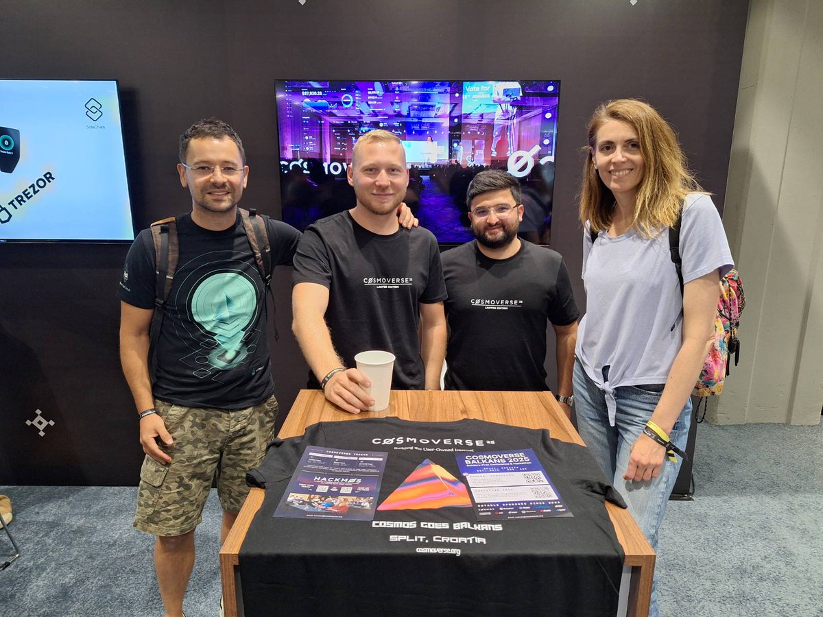 darkodi14's tweet photo. Great meeting @Cryptocito at #ETHBelgrade!
#Ethernal #Web3SecSummit #BelgradeBlockchainWeek https://t.co/RdIWXdn4Tj