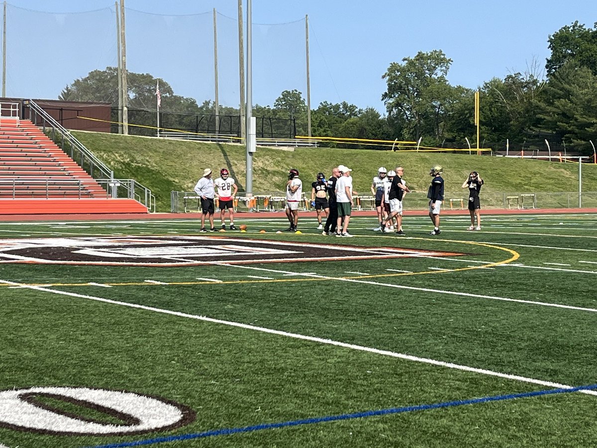 First couple days of practice! Both teams putting in the work! Can’t wait for game day!