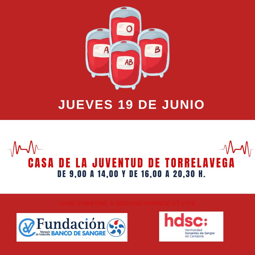 BANCO DE SANGRE DE CANTABRIA (@bscantabria) on Twitter photo ¡Os esperamos mañana en #TORRELAVEGA!
<a href="/Torrelavega_es/">Ayuntamiento de Torrelavega</a>
🎉Este año estamos de celebración:🥳
#Cantabria ha superado el millón de #donaciones de #sangre desde 1⃣9⃣7⃣0⃣
¡Muchas gracias por tu colaboración! ❤️
#donasangre #donavida ¡Os esperamos mañana en #TORRELAVEGA!
<a href="/Torrelavega_es/">Ayuntamiento de Torrelavega</a>
🎉Este año estamos de celebración:🥳
#Cantabria ha superado el millón de #donaciones de #sangre desde 1⃣9⃣7⃣0⃣
¡Muchas gracias por tu colaboración! ❤️
#donasangre #donavida