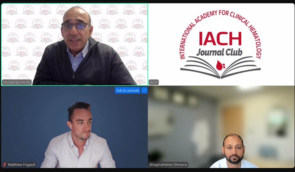 IACH (@theiach) on Twitter photo ๐๐ ๐๐ซ๐ ๐๐๐๐!
<a href="/TheIACH/">IACH</a> Journal Club:
Cyclophosphamide Mitigates Non-ICANS Neurotoxicities Following Ciltacabtagene Autoleucel
Register for ๐ฝโ๐ผ๐ผ
โฌ๏ธโฌ๏ธ
us06web.zoom.us/webinar/registโฆ
<a href="/DholariaMD/">Bhagirath Dholaria, MD</a> <a href="/MJFzeta/">Matthew Frigault</a> <a href="/Mohty_EBMT/">Mohamad Mohty</a> ๐๐ ๐๐ซ๐ ๐๐๐๐!
<a href="/TheIACH/">IACH</a> Journal Club:
Cyclophosphamide Mitigates Non-ICANS Neurotoxicities Following Ciltacabtagene Autoleucel
Register for ๐ฝโ๐ผ๐ผ
โฌ๏ธโฌ๏ธ
us06web.zoom.us/webinar/registโฆ
<a href="/DholariaMD/">Bhagirath Dholaria, MD</a> <a href="/MJFzeta/">Matthew Frigault</a> <a href="/Mohty_EBMT/">Mohamad Mohty</a>