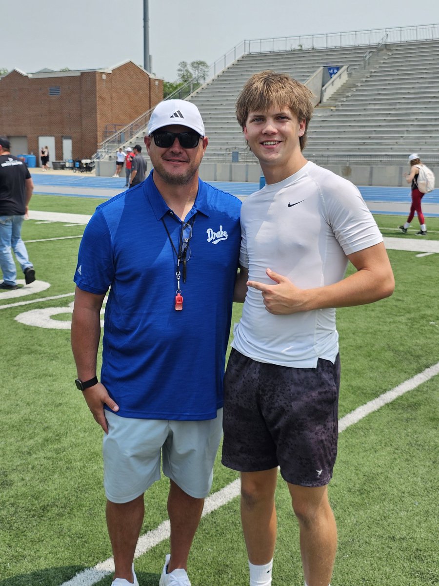 Logan Moon (@loganmoon2026) on Twitter photo Thank you <a href="/CoachJoeWoodley/">Coach Joe Woodley</a> & <a href="/Coach_VasquezAJ/">A.J. Vasquez</a> for the invitation to Drake University Football Prospect Camp! It was great meeting with you & working with <a href="/DrakeBulldogsFB/">Drake Football</a> Coaches! #DSMHometownTeam Thank you <a href="/CoachJoeWoodley/">Coach Joe Woodley</a> & <a href="/Coach_VasquezAJ/">A.J. Vasquez</a> for the invitation to Drake University Football Prospect Camp! It was great meeting with you & working with <a href="/DrakeBulldogsFB/">Drake Football</a> Coaches! #DSMHometownTeam