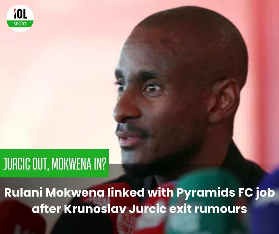 IOLsport's tweet image. Former Mamelodi Sundowns boss Rulani Mokwena is the frontrunner to replace Krunoslav Jurčić at Pyramids FC. Will the South African tactician take on Egyptian football next? 👀  
#Mokwena #PyramidsFC #EgyptianFootball #CoachingMoves #CAFCL
Read on tinyurl.com/bdfmruck