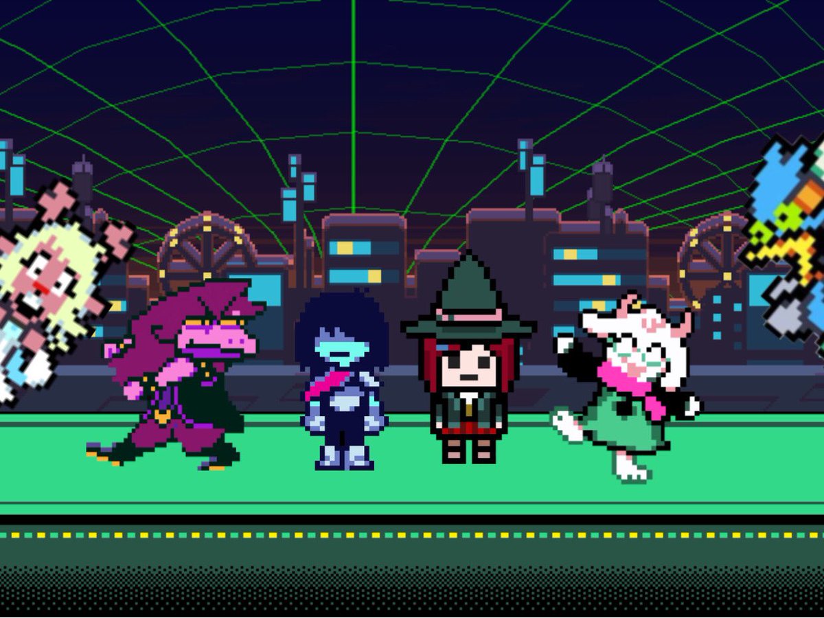 Day 518:
kris found a friend! 
HAPPY DELTARUNE TOMORROW (TODAY) DAY EVERYONE