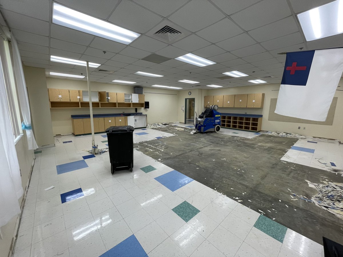 TKAPres's tweet image. It’s the first week of summer, and TKA is already getting better. But before it’s better, things might get a bit messy. #DemolitionWeek

PS- Here’s what’s currently getting better: (1) Upper elementary classrooms are getting the TLC lower elementary classrooms got last summer 1/3