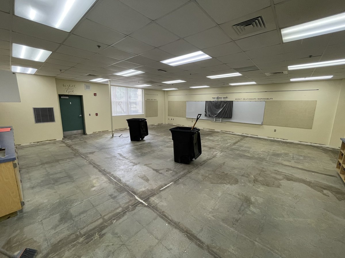 TKAPres's tweet image. It’s the first week of summer, and TKA is already getting better. But before it’s better, things might get a bit messy. #DemolitionWeek

PS- Here’s what’s currently getting better: (1) Upper elementary classrooms are getting the TLC lower elementary classrooms got last summer 1/3