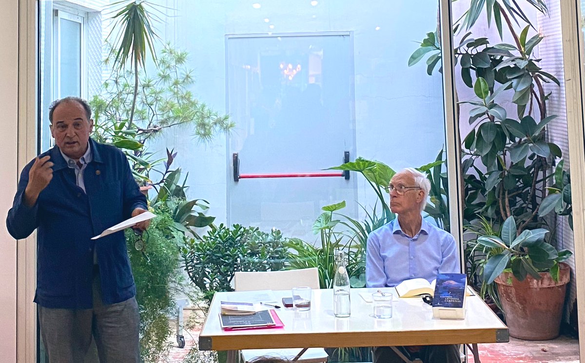 Fundació Joan Maragall (@fjoanmaragall) on Twitter photo Estem a <a href="/JaimesLlibreria/">Llibreria Jaimes</a> homenatjant a #ErnestoCardenal, en el seu centenari.
Poesia mística, combativa i encarnada recitada per #DavidJou i <a href="/Carles_Torner/">Carles Torner</a> Estem a <a href="/JaimesLlibreria/">Llibreria Jaimes</a> homenatjant a #ErnestoCardenal, en el seu centenari.
Poesia mística, combativa i encarnada recitada per #DavidJou i <a href="/Carles_Torner/">Carles Torner</a>