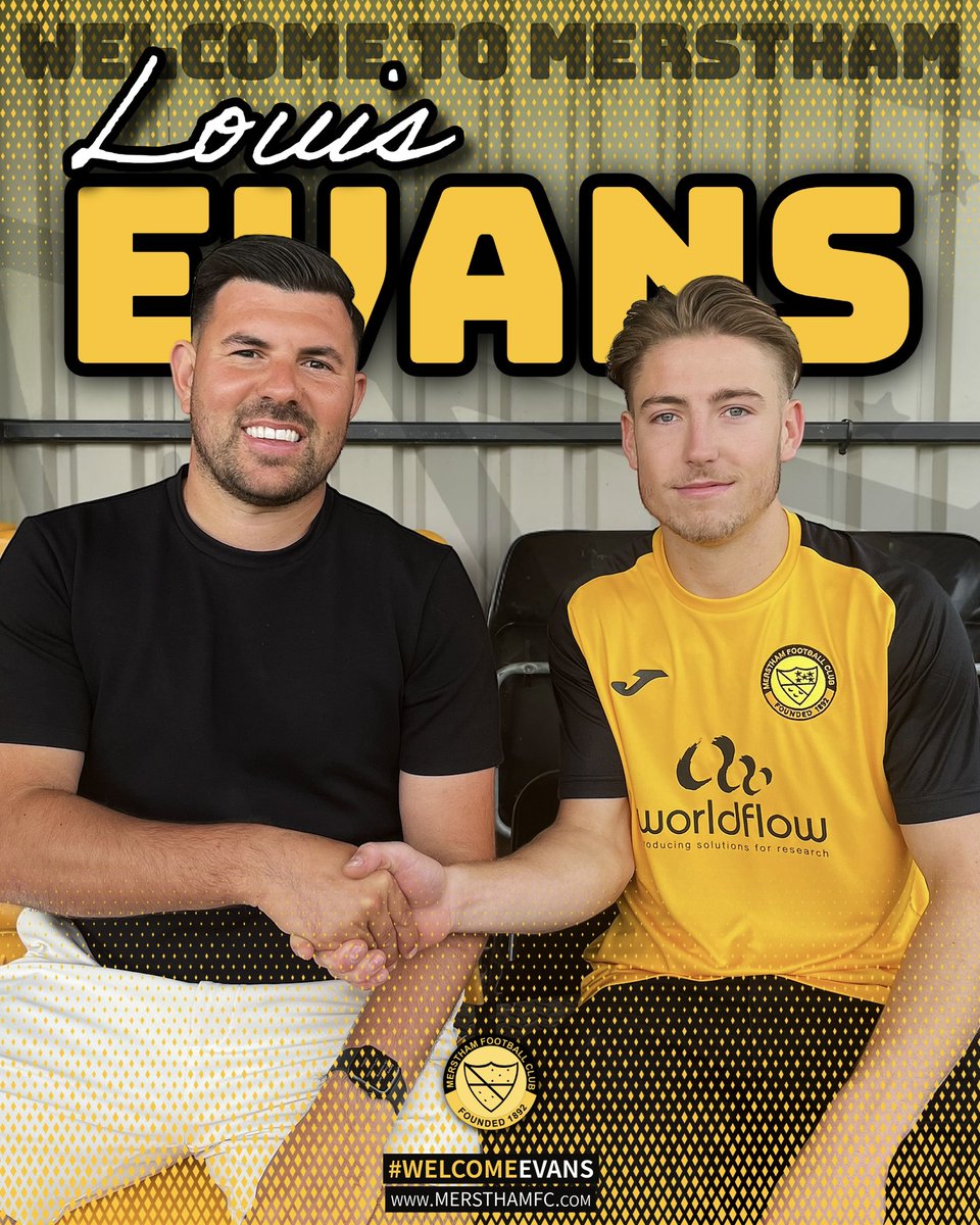 Merstham FC (Official) (@mersthamfc1892) on Twitter photo πͺππππ’π π π§π’ π ππ₯π¦π§πππ .
Weβre excited to announce Louis Evans as <a href="/JDecruz10/">Jamie Decruz</a>βs second summer signing.
The talented high-tempo midfielder joins from <a href="/thebearsbbhfc/">BroadbridgeHeath FC</a>, where he made over 100 appearances for the Bears.
Welcome, <a href="/EvansLouis10/">Louis Evans</a>!
#WelcomeEvans | #UTM π§‘π€ πͺππππ’π π π§π’ π ππ₯π¦π§πππ .
Weβre excited to announce Louis Evans as <a href="/JDecruz10/">Jamie Decruz</a>βs second summer signing.
The talented high-tempo midfielder joins from <a href="/thebearsbbhfc/">BroadbridgeHeath FC</a>, where he made over 100 appearances for the Bears.
Welcome, <a href="/EvansLouis10/">Louis Evans</a>!
#WelcomeEvans | #UTM π§‘π€