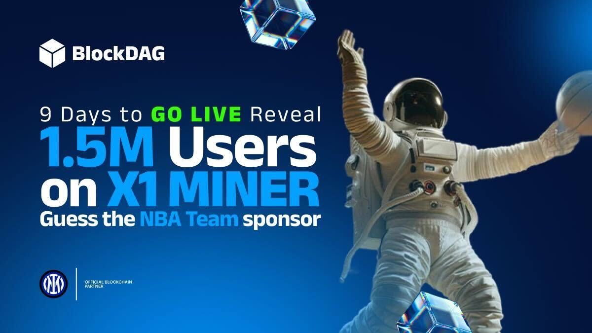 blockdagnetwork's tweet image. 🚀1.5M Users on X1 Miner – Guess the NBA Team We’re Sponsoring! 9 Days to GO LIVE Reveal!🚀

Go BIG Today: Buy BDAG at $0.0018 before our GO LIVE Reveal 💸

👀 Can you guess the team about to join 🇮🇹FC Inter and UFC Champ Alex Pereira as part of #TeamBlockDAG? 🥊 

🚨 9 DAYS…