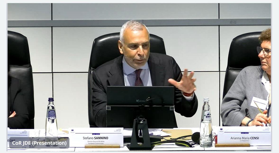 The New Pact for the Mediterranean is taking shape. We continue our consultation process - today at <a href="/EU_CoR/">European Committee of the Regions</a> <a href="/MedCities/">MedCities</a> with representatives of local authorities that will be key for the implementation of the actions under the upcoming Pact.