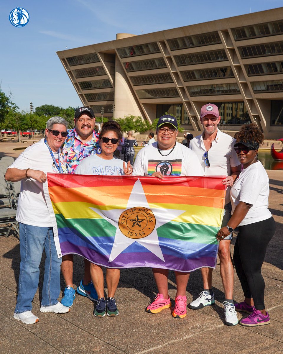 Mavs Off-Court (@mavsoffcourt) on Twitter photo Last week, we joined <a href="/CityOfDallas/">City of Dallas</a> to raise the Pride Flag and celebrate community and inclusion π
#MFFL Last week, we joined <a href="/CityOfDallas/">City of Dallas</a> to raise the Pride Flag and celebrate community and inclusion π
#MFFL