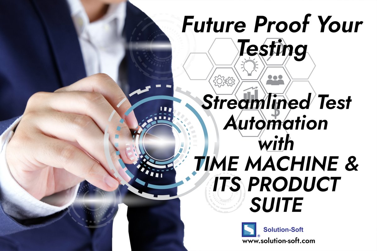 SolutionSoftTM's tweet image. Looking for streamlined test automation? See how Time Machine &amp;amp; its Product Suite can optimize your #timetraveltesting, #testautomation, #cloudmigration, and #containerization workflows: solution-soft.com/products/time-…