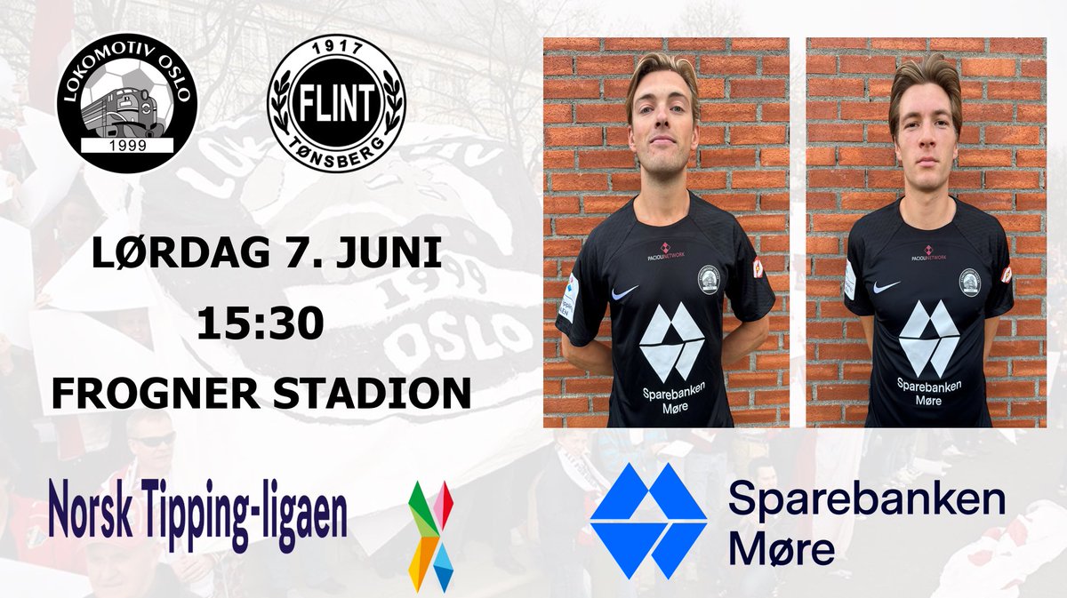 HEIMEKAMP MOT FLINT PÅ LAURDAG ⚽️😊

Til helga får Loket besøk av Flint Tønsberg i 9. serierunde i Norsk Tipping-ligaen.

Frogner Stadion, avspark 15:30!