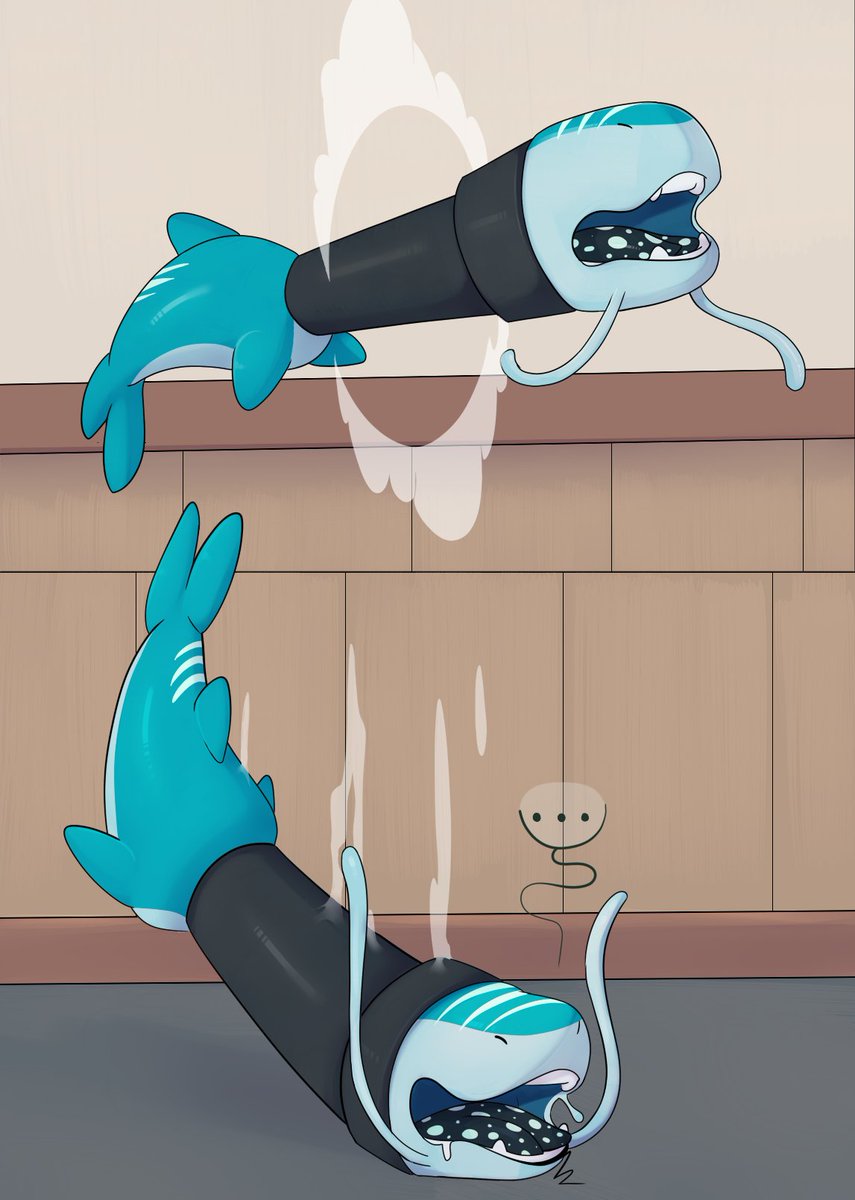 FauvFox's tweet photo. Commission for @SmurfAndTurf429 who was a bit nervous about admitting they wanted to be a mawlight but seems their friend would be more than happy to own them~ https://t.co/9kshI4EP9X