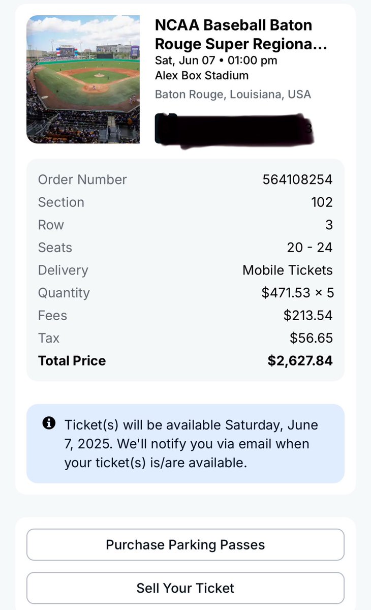 Alex Box….. We in Saturday!! #GeauxTigers