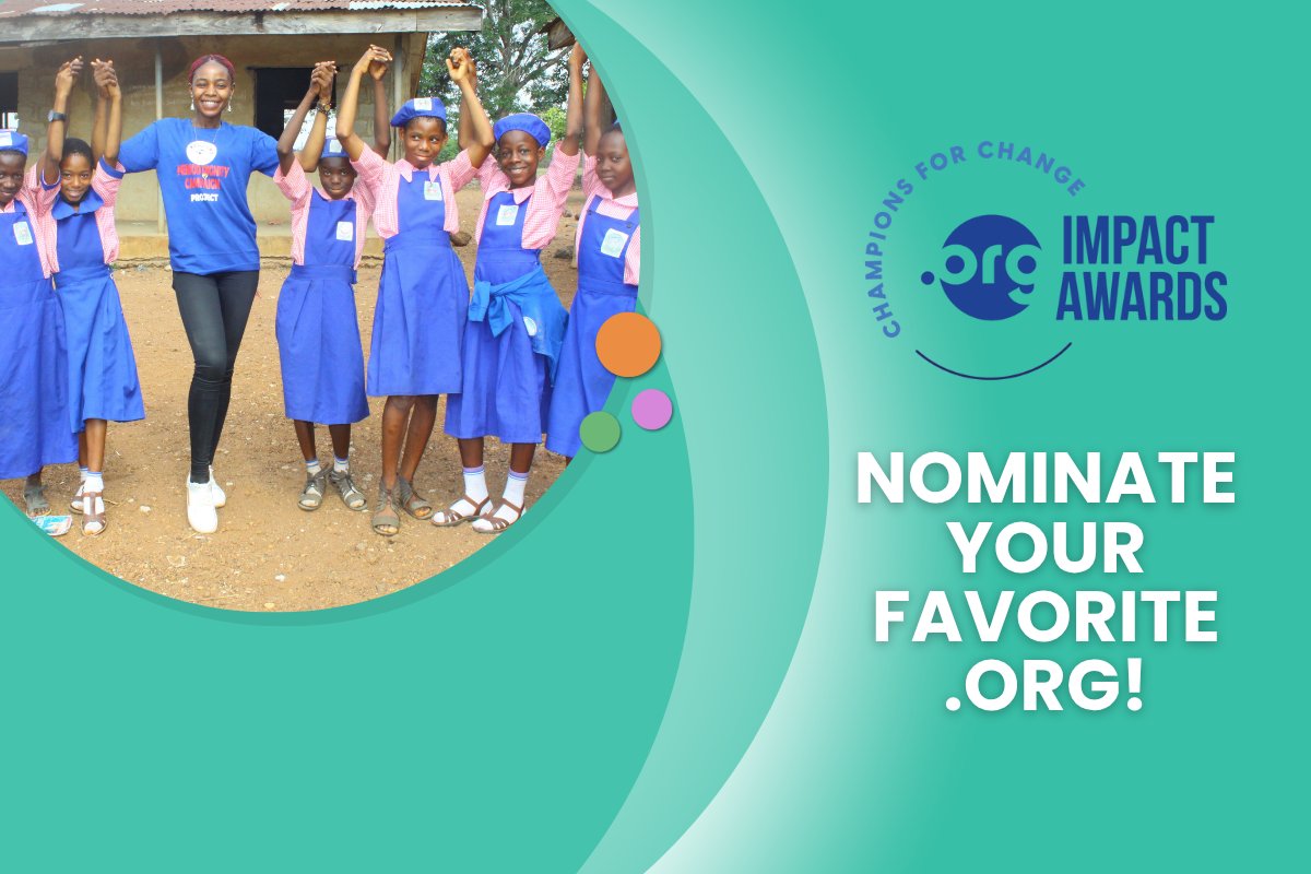 It’s the FINAL DAY to apply for the #ORGImpactAwards ! Tag someone whose .ORG inspires you. Let’s help them get the recognition they deserve! Nominate here: orgimpactawards.org
Applications close TONIGHT at 11:59 PM EST