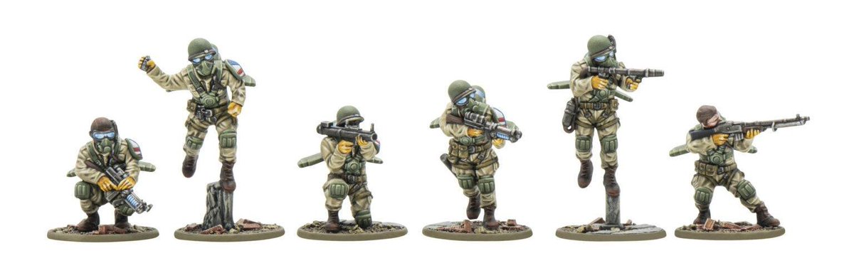 Próximamente lanzaremos una nueva gama de Konflikt '47. El suplemento distópico de Bolt Action donde podrás incluir a tu ejército estándar andadores blindados, cañones láser, infantería acorazada, monstruos y una gran variedad de bizarradas divertidas.

#warlordgames #boltaction