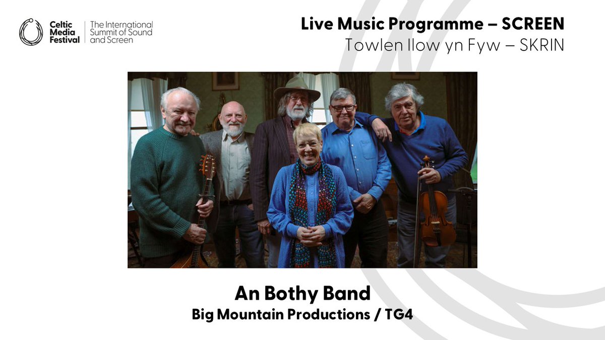CelticMediaFest's tweet photo. The winner for best #LiveMusicProgramme ✨An Bothy Band✨ #CelticMedia #TorcAwards
@_BigMountain @TG4TV @NIScreen https://t.co/qt2dr2kTWP
