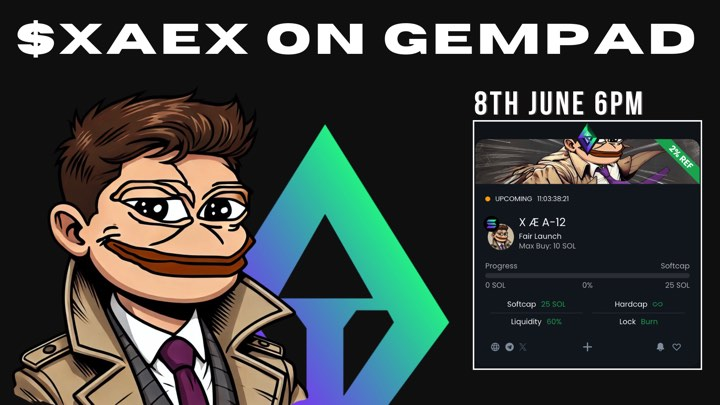 xaexcrypto's tweet photo. 🚨 4 DAYS LEFT 🚨
Before the end of an era 🐶
Before the rise of a new god 👶 $XÆX
Doge was the meme.
XÆX is the movement.
💣 Join the Telegram before it's too late:
👉 https://t.co/9AeFlCGlpm
#XAEX #FairLaunch #Airdrop #Crypto #Solana #Gempad https://t.co/pmGmjX4Lzk