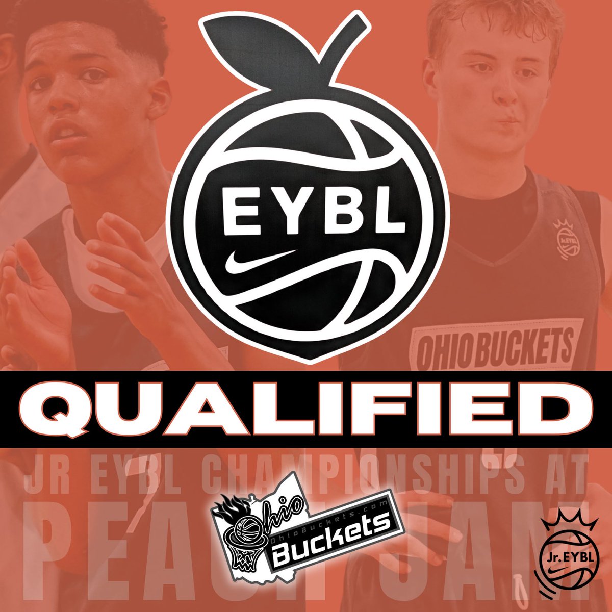 Ohio Buckets (@ohiobuckets) on Twitter photo 🎟️🥊 TICKET PUNCHED TO PEACH JAM!
🍑 Ohio Buckets 2029 (Jr. EYBL) has officially qualified for the Jr. EYBL Championships at Peach Jam (<a href="/NikeEYB/">EliteYouthBasketball</a>) by finishing Top 8 in the Midwest.
✈️ Pack your bags for Augusta in July fellas! 🎟️🥊 TICKET PUNCHED TO PEACH JAM!
🍑 Ohio Buckets 2029 (Jr. EYBL) has officially qualified for the Jr. EYBL Championships at Peach Jam (<a href="/NikeEYB/">EliteYouthBasketball</a>) by finishing Top 8 in the Midwest.
✈️ Pack your bags for Augusta in July fellas!