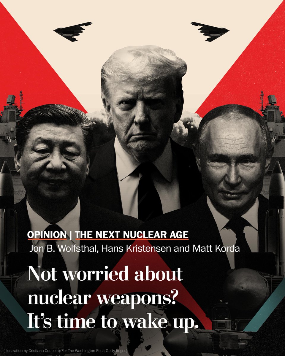 The last nuclear age was defined by two superpowers — the United States and the Soviet Union.

"Today’s global nuclear landscape is far more complicated and, in many ways, more precarious."

Read more from Jon B. Wolfsthal, <a href="/nukestrat/">Hans Kristensen (also on Bluesky)</a> and <a href="/mattkorda/">Matt Korda</a> of <a href="/scientistsorg/">Federation of American Scientists🔬</a>: