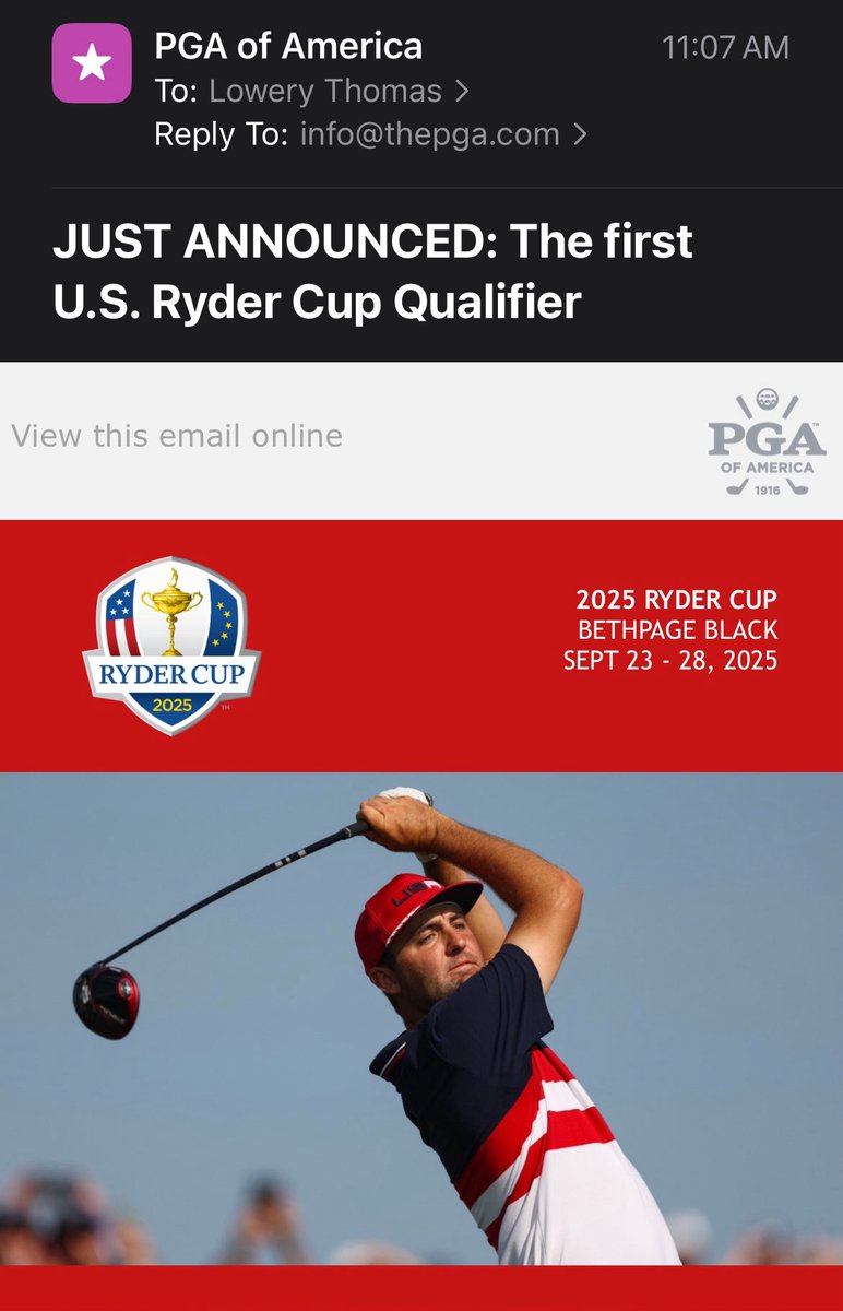 Lowery Thomas (@lowerythomas) on Twitter photo When I first read this subject line, I thought <a href="/Keegan_Bradley/">Keegan Bradley</a> was doing an open qualifier for a Team USA spot. I still don’t hate that idea, would be awesome and fun to watch. Air it and I’m sure the ratings would not disappoint. When I first read this subject line, I thought <a href="/Keegan_Bradley/">Keegan Bradley</a> was doing an open qualifier for a Team USA spot. I still don’t hate that idea, would be awesome and fun to watch. Air it and I’m sure the ratings would not disappoint.