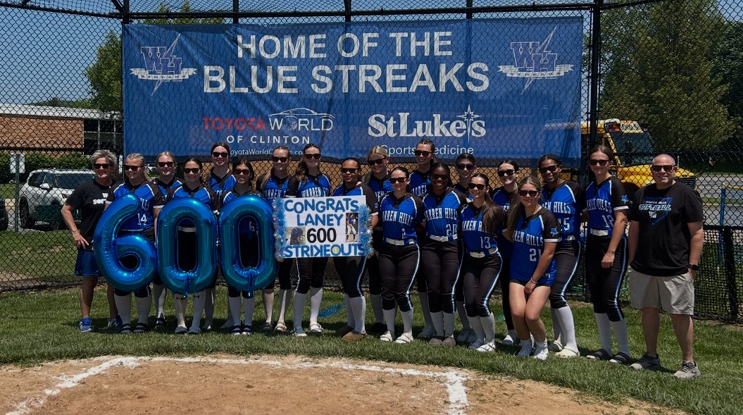 CONGRATULATIONS LANEY ADIE on her 600th career strikeout!!!  Way to go Laney . . . We are so proud of you!  Keep up the great work!!!  Just awesome! 💙⚡️🥎