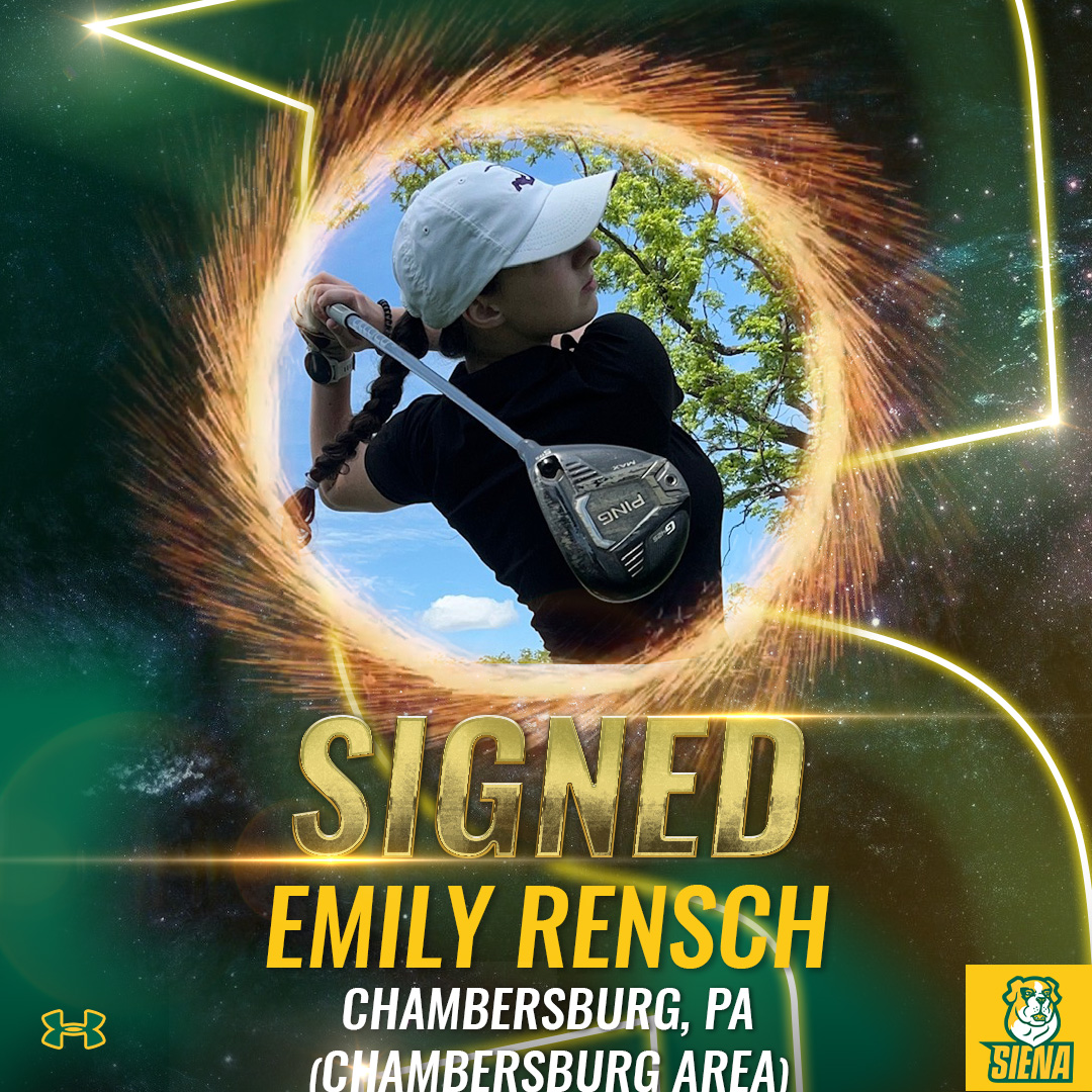 ✍️ Let's make it official! 

Please join us in welcoming Emily Rensch to the #SienaSaints! 

📰 t.ly/x_HeI

#MarchOn