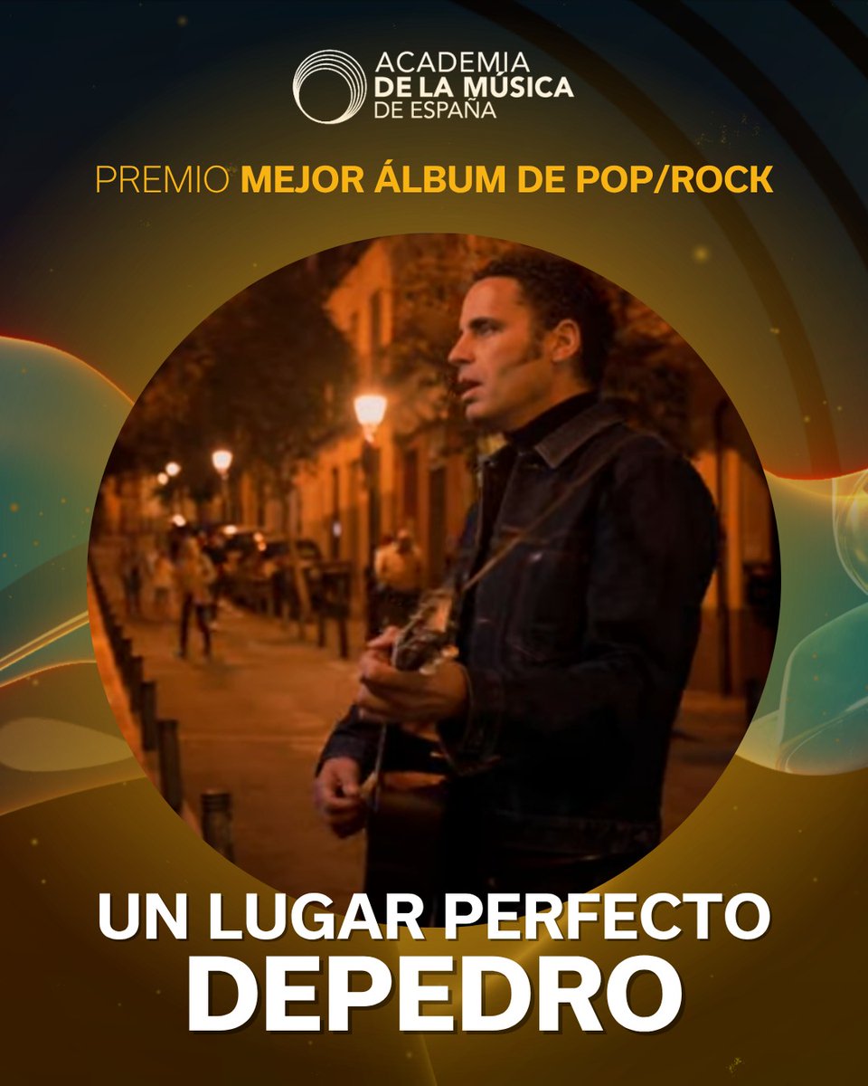 🏆El Premio 2025 a Mejor Álbum de Pop/Rock es para #Depedro

¡Enhorabuena!

#premiosacamus