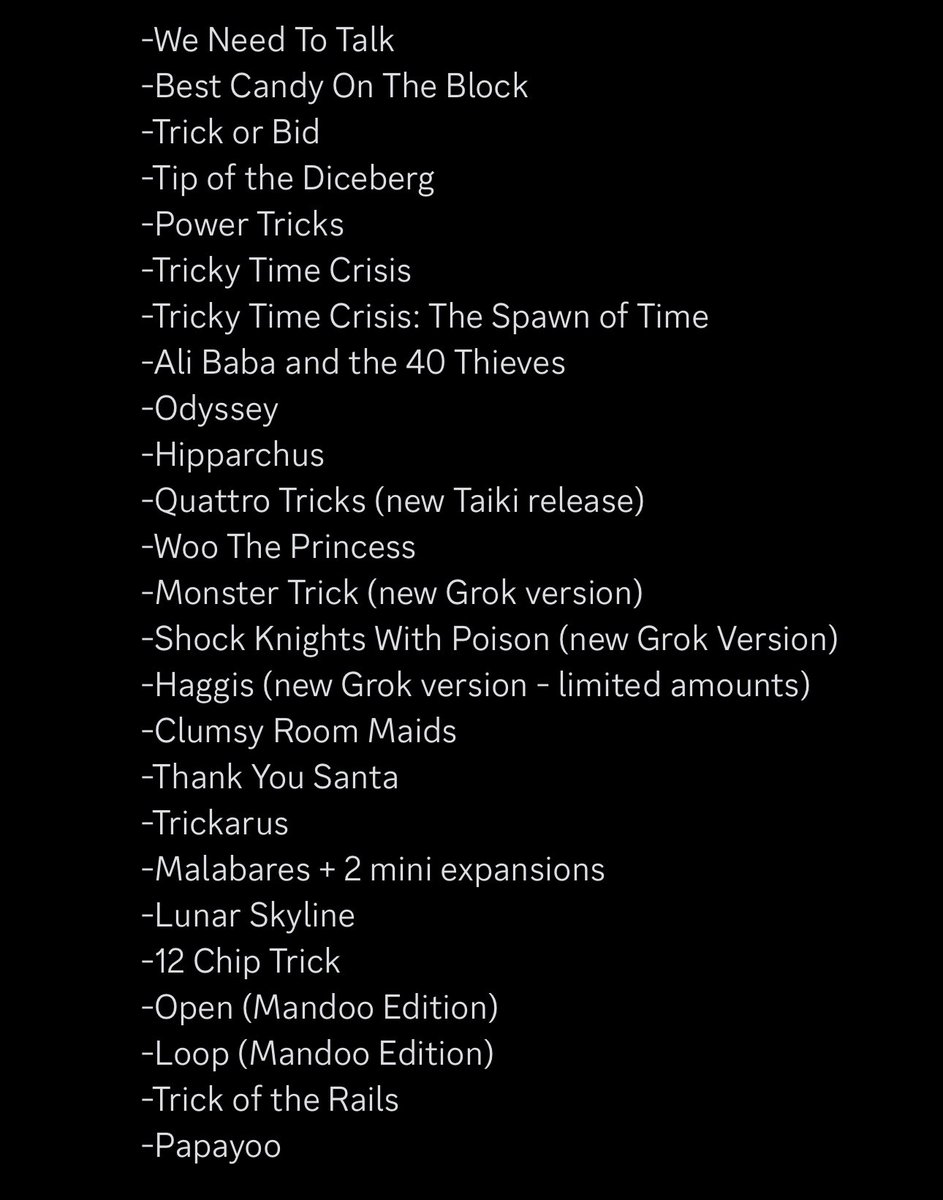 Portland Game Collective (@gameportland) on Twitter photo Big wave(s) of new PGC Presents titles are coming in soon from Taiki, Geonil, Grok, Baron Jon, Shibu, Mandoo & many more. Posted news in the discord channel a bit ago. Here’s a screenshot of upcoming titles. Watch socials closely and/or sign up for the email list for drop time. Big wave(s) of new PGC Presents titles are coming in soon from Taiki, Geonil, Grok, Baron Jon, Shibu, Mandoo & many more. Posted news in the discord channel a bit ago. Here’s a screenshot of upcoming titles. Watch socials closely and/or sign up for the email list for drop time.