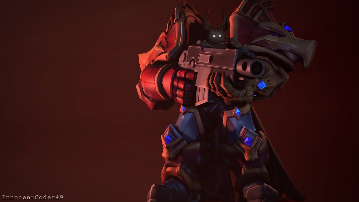 InnocentCoder49's tweet image. One more render of Khan holding a bolt rifle.

#SFM #SourceFilmmaker #paladinsfanart #Khan