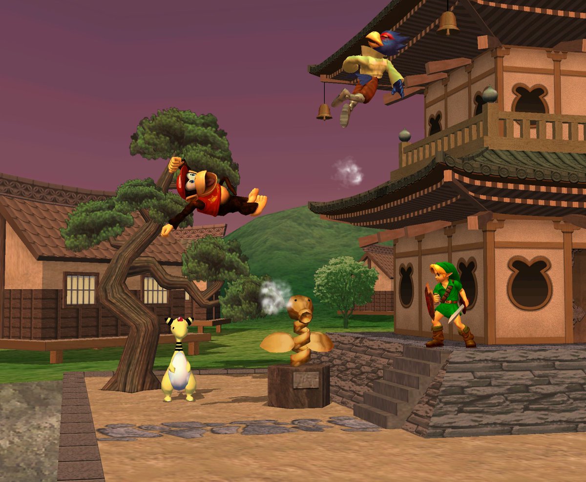 Thought to be long lost, Sprout Tower is finally available in Melee! Fight all day and night alongside the Pokémon of the Johto region.